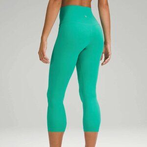 Lululemon Align High-Rise Lined Crop 23"-Size 6-Maldives Green